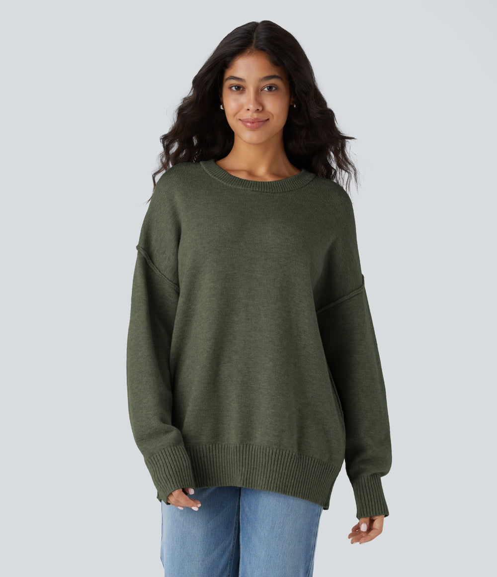Marlow Sweater — Agarwood Green
