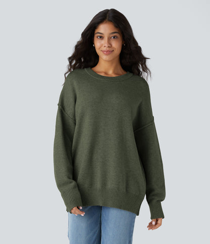 Marlow Sweater — Agarwood Green