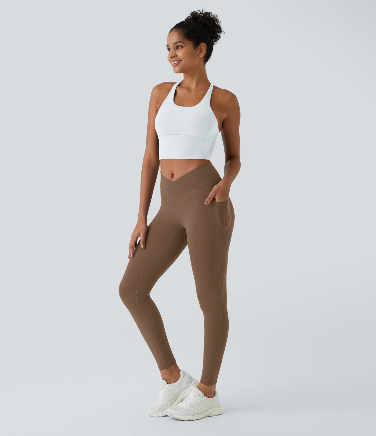 Petal Legging — Steel Gray