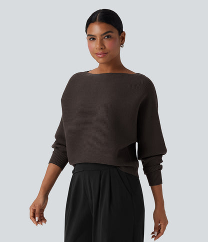 Brielle Sweater — Black Cherry