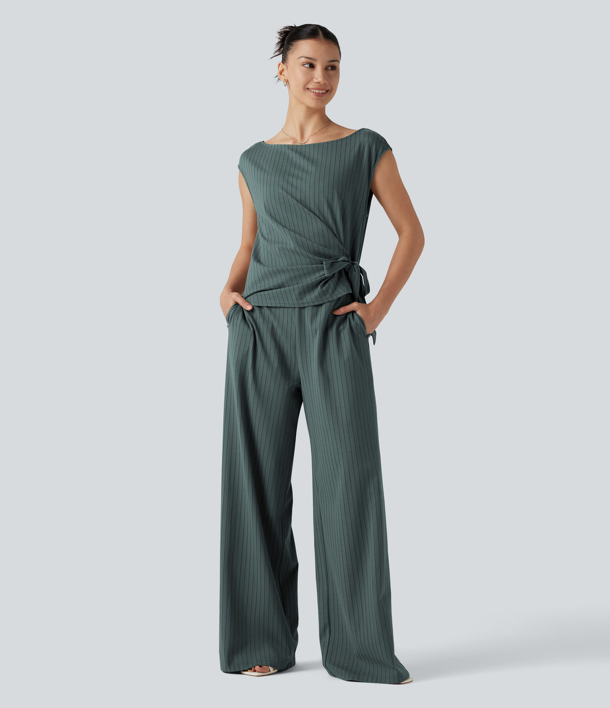 Rosalind Jumpsuit — Cloud Shadow