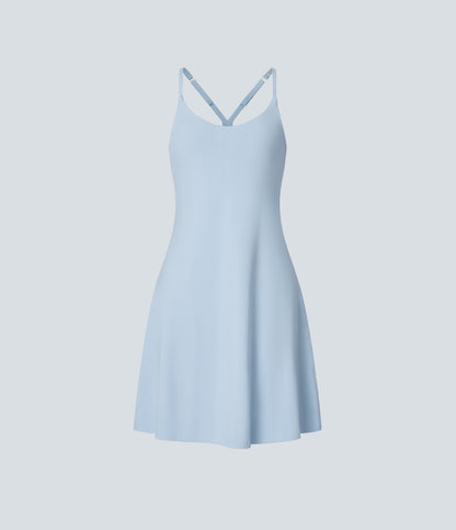 Aura Dress — Rose Pink