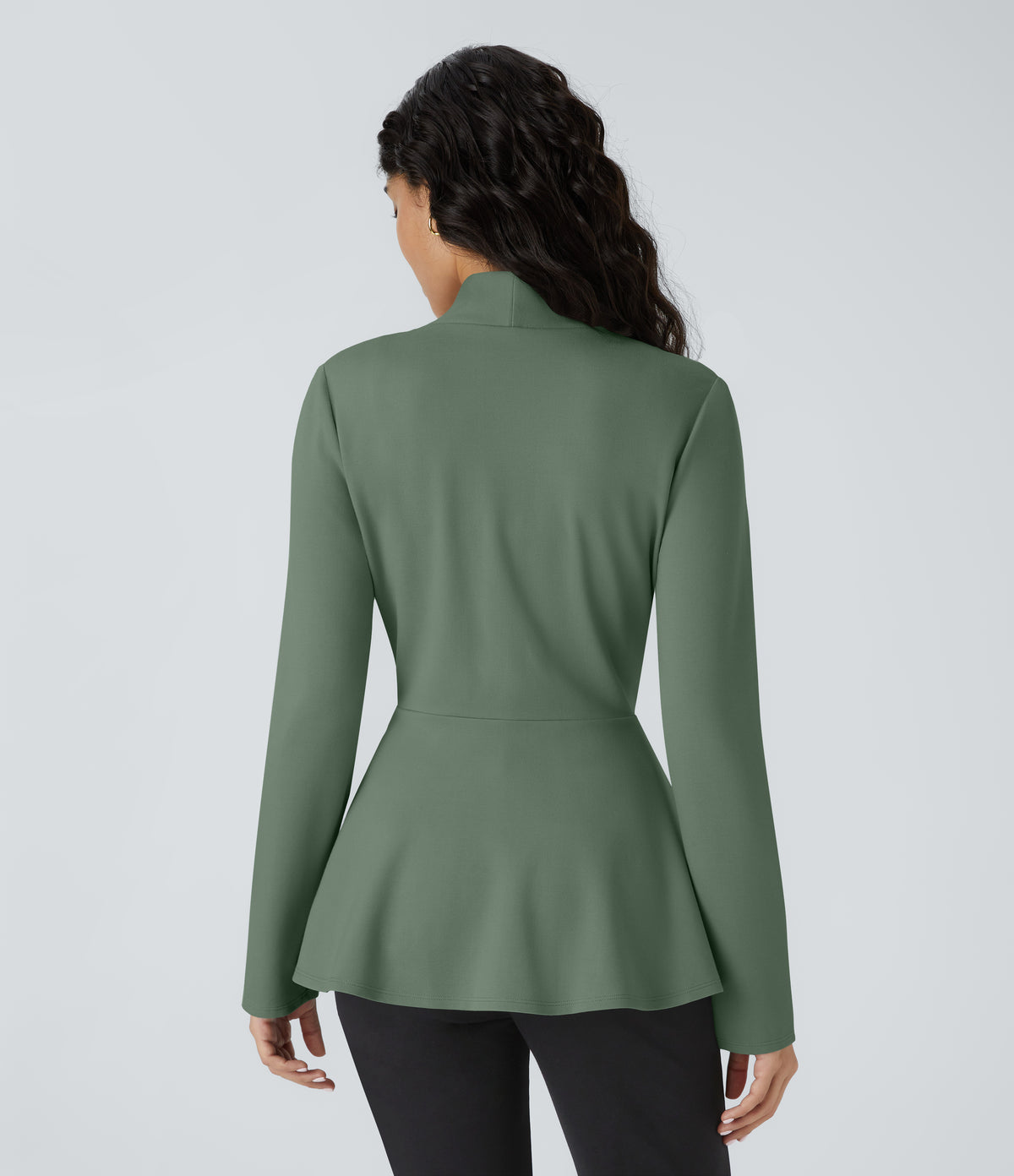 Junia Blazer — Bean Green