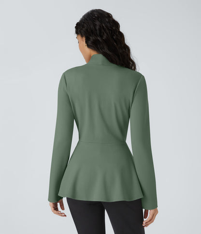 Junia Blazer — Bean Green