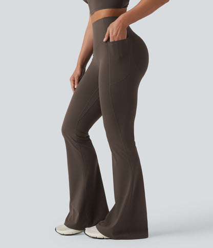 Mae Flare Legging — Hot Fudge