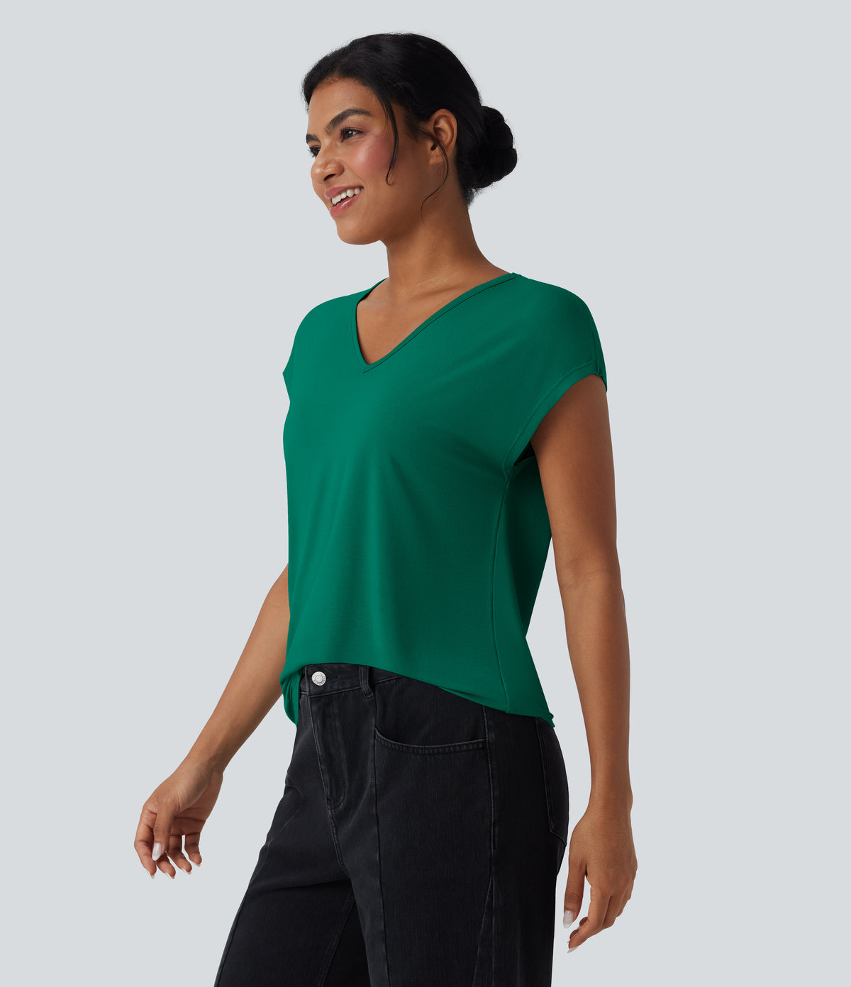 Oona T-Shirt — Antique Green