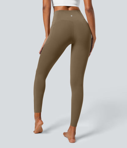 Petal Legging — Muted Brown