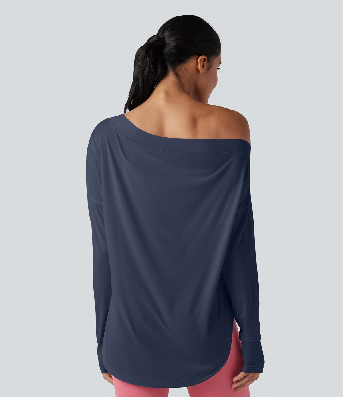 Isadora Long-Sleeve Top — Mood Indigo