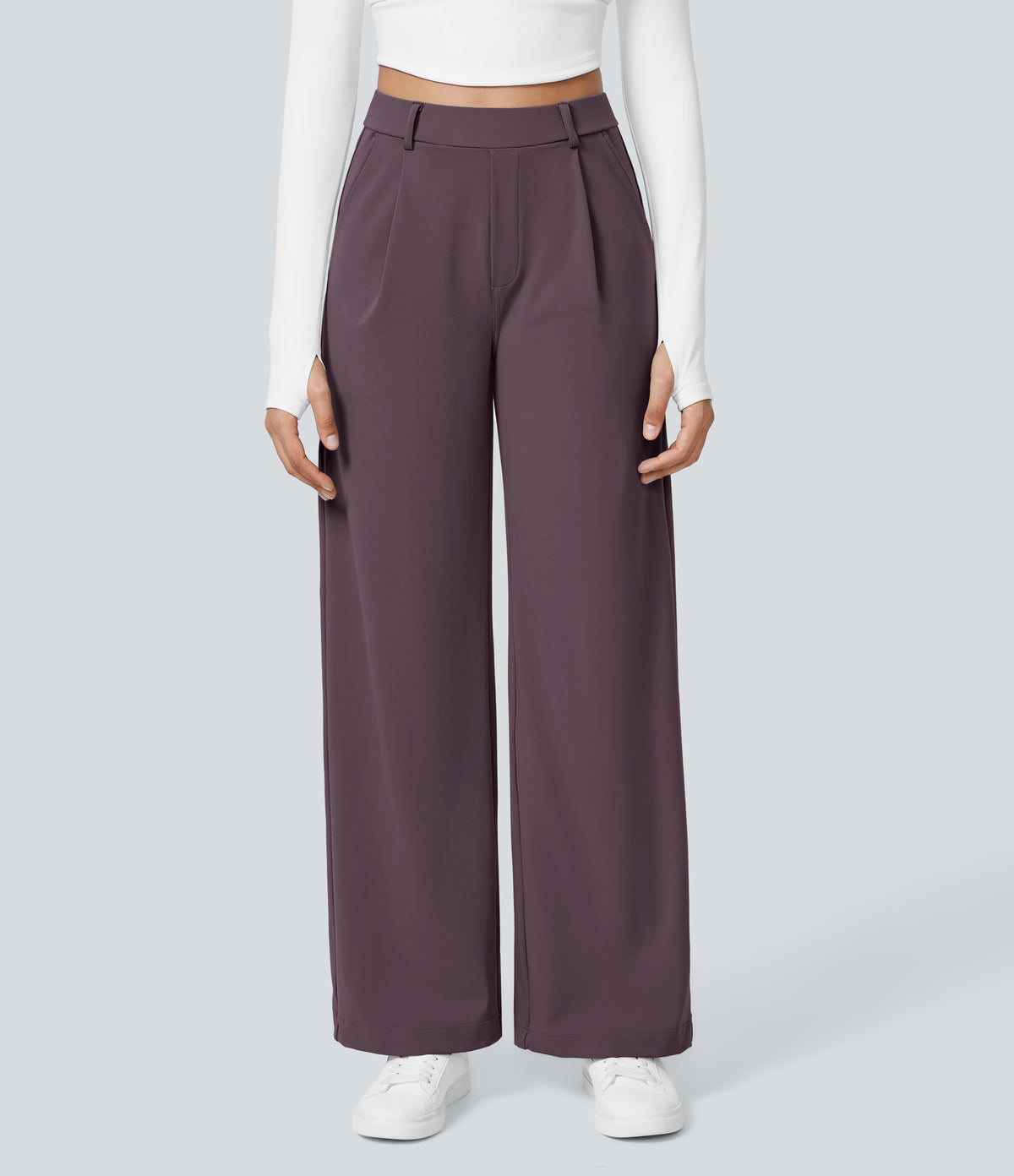 Acacia Pants — Dusky Evening purple
