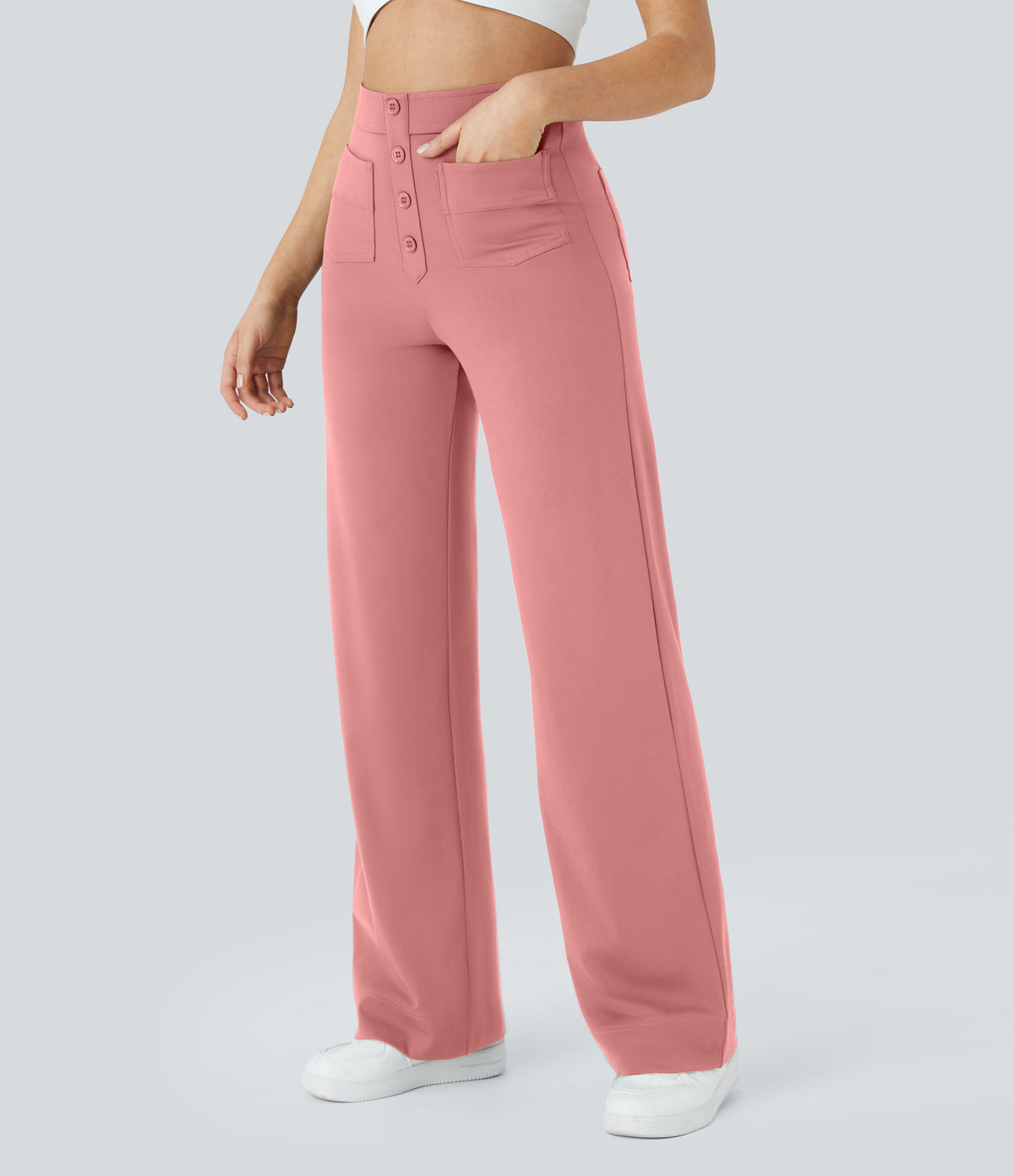 Isolde Pants — Candy Pink