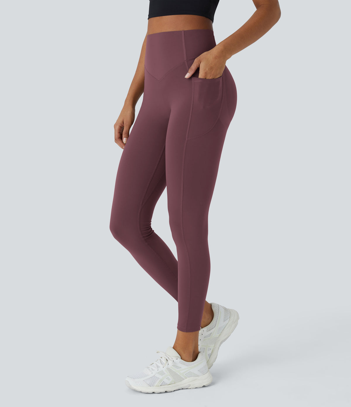 Amara Legging — Evening Red