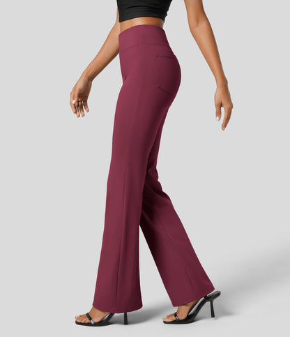 Delia Pants — Mauve Wine