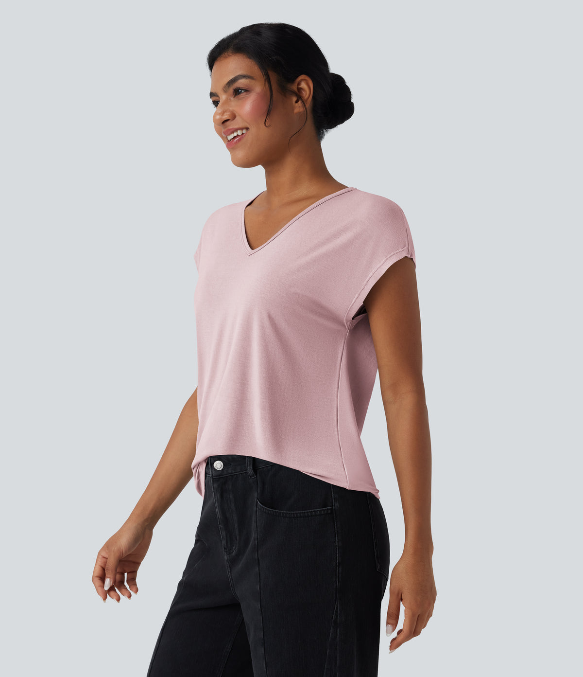 Oona T-Shirt — Porcelain Pink