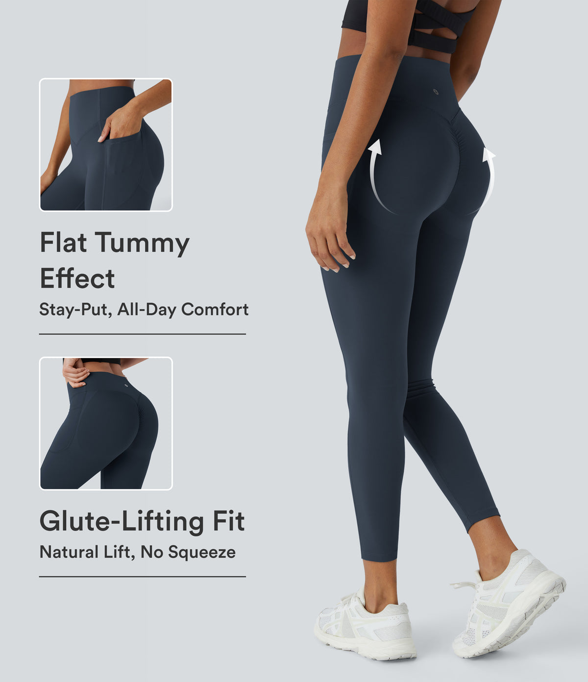 Amara Legging — Carbon