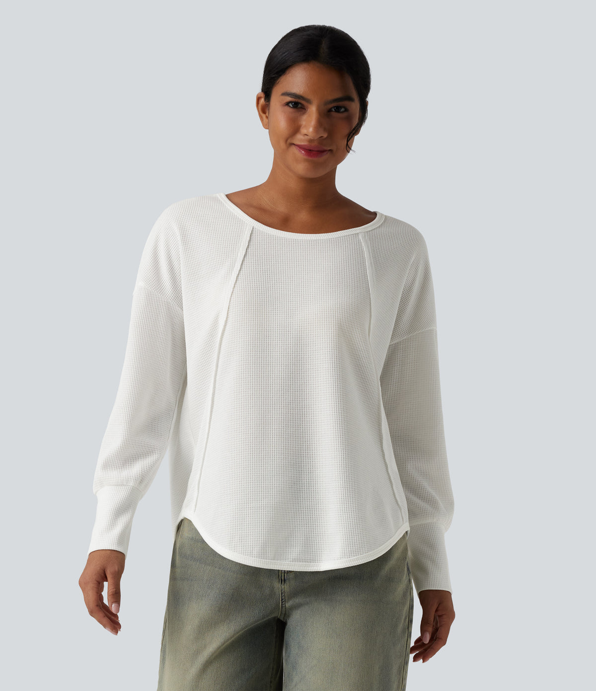 Ember Long-Sleeve Top — White