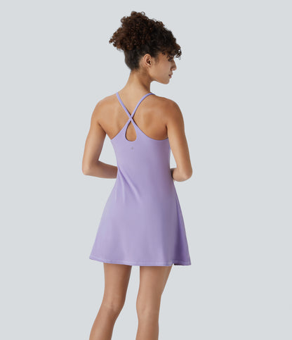 Petal Dress — Tulip Purple