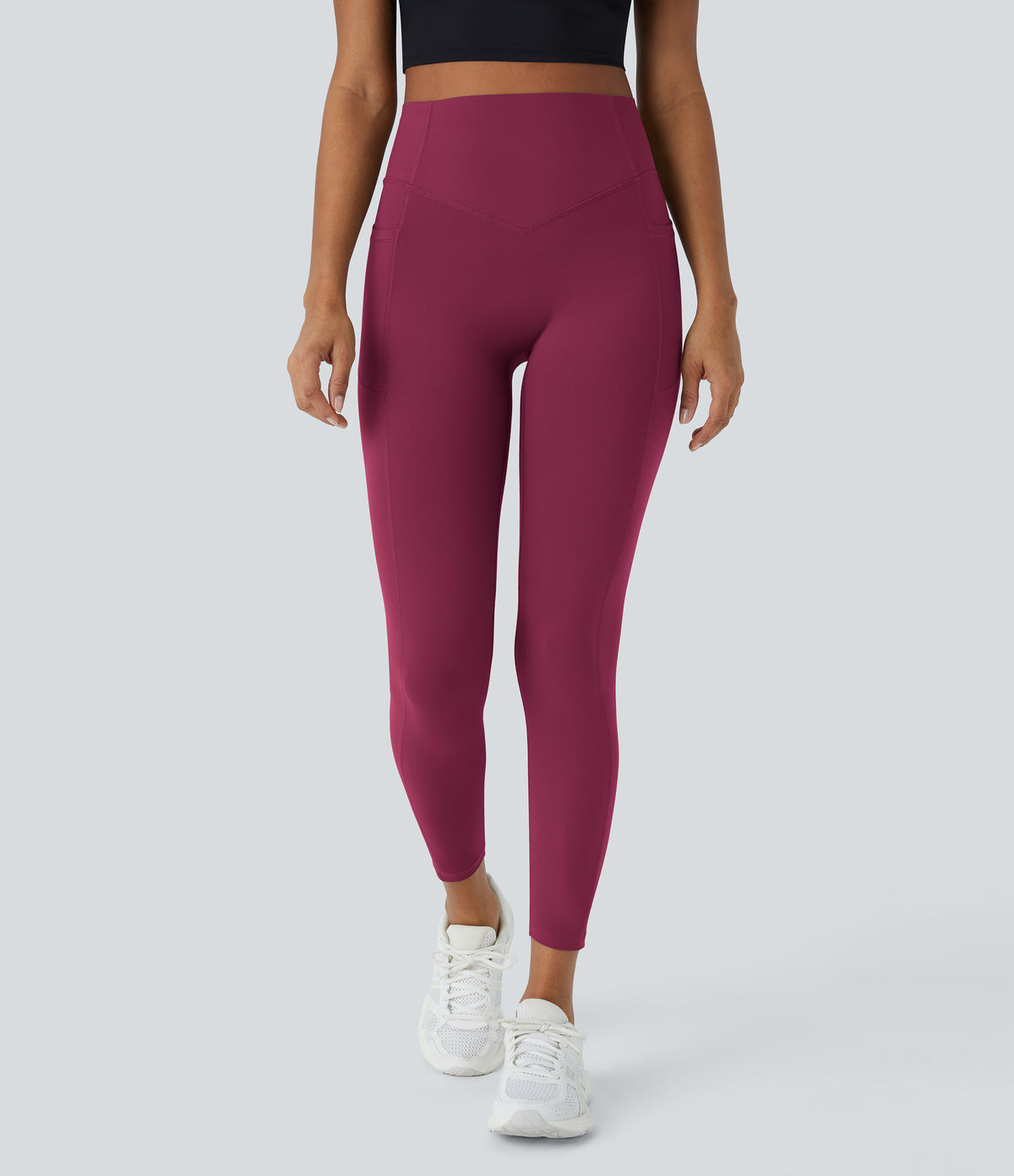 Amara Legging — Red Plum