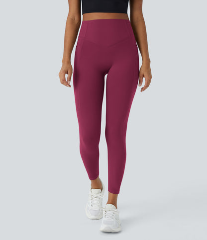 Amara Legging — Red Plum
