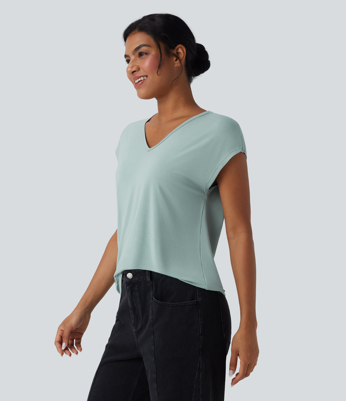 Oona T-Shirt — Blue Surf