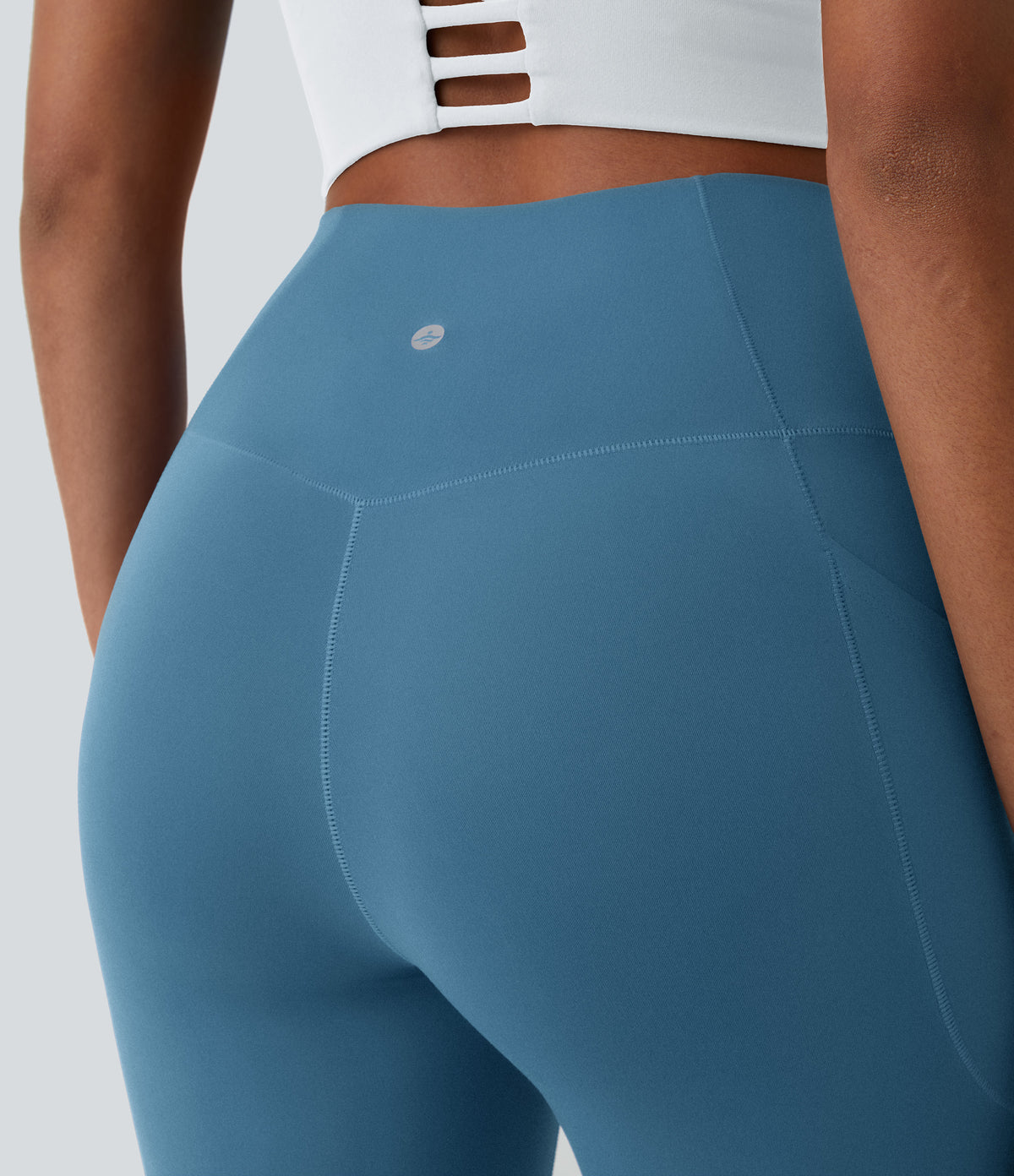 Petal Legging — Grass Grey Green