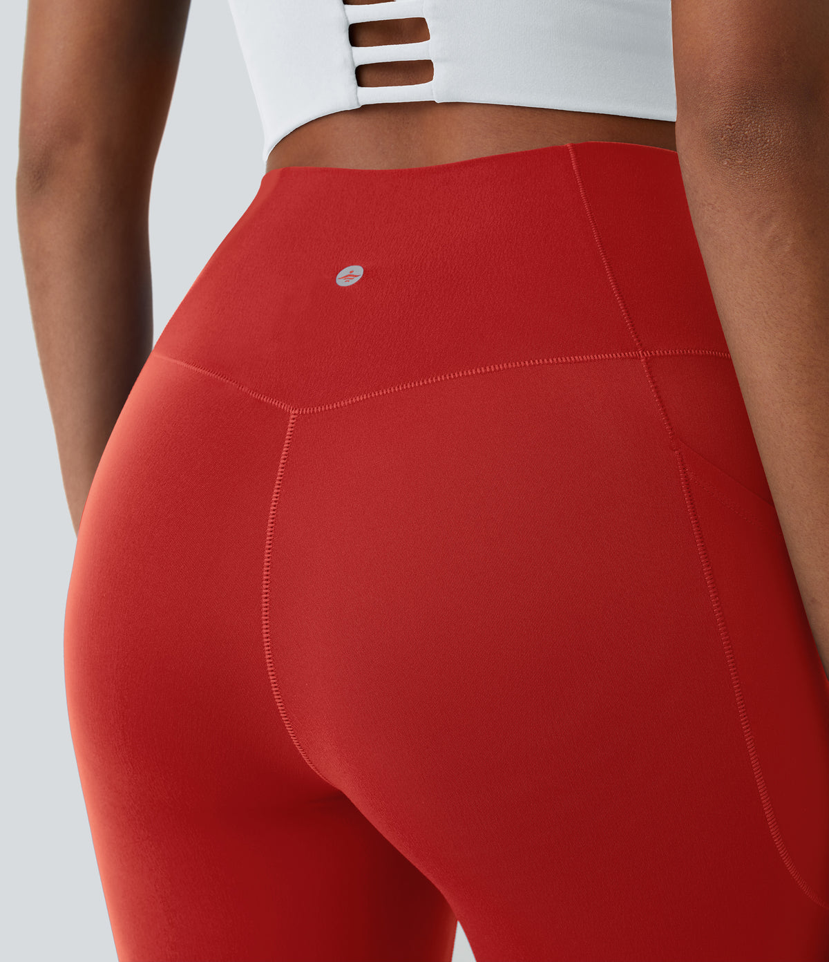 Petal Legging — Fedora Red Purple