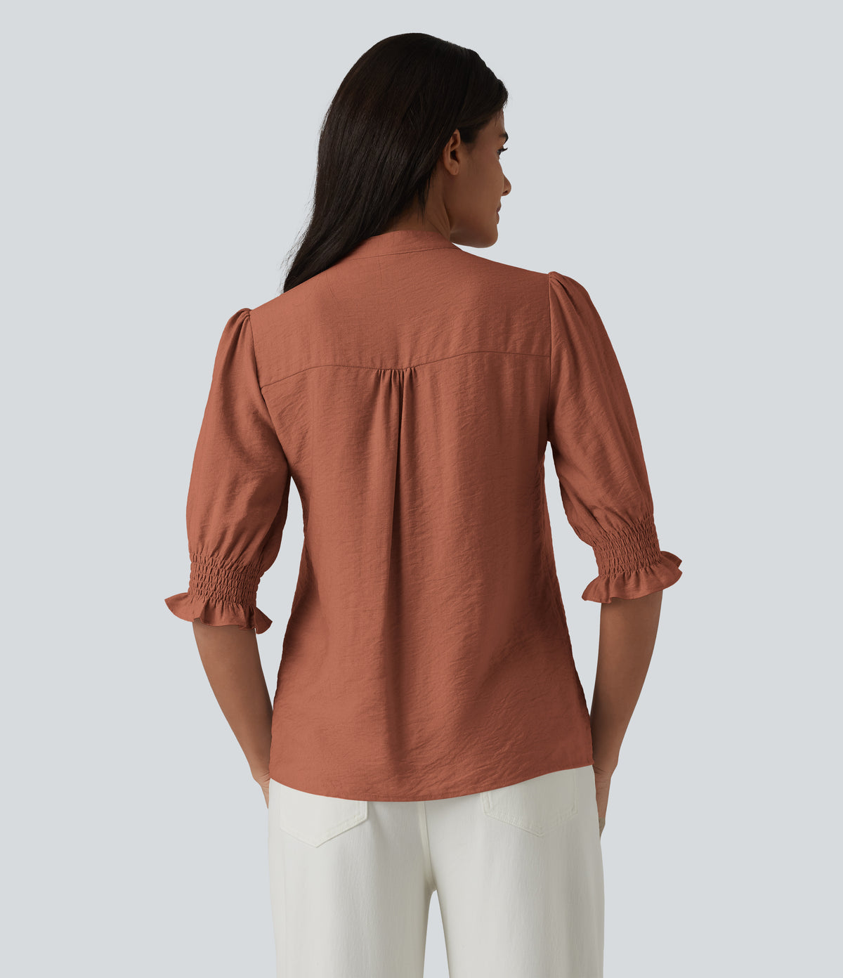 Imogen Blouse — Rust