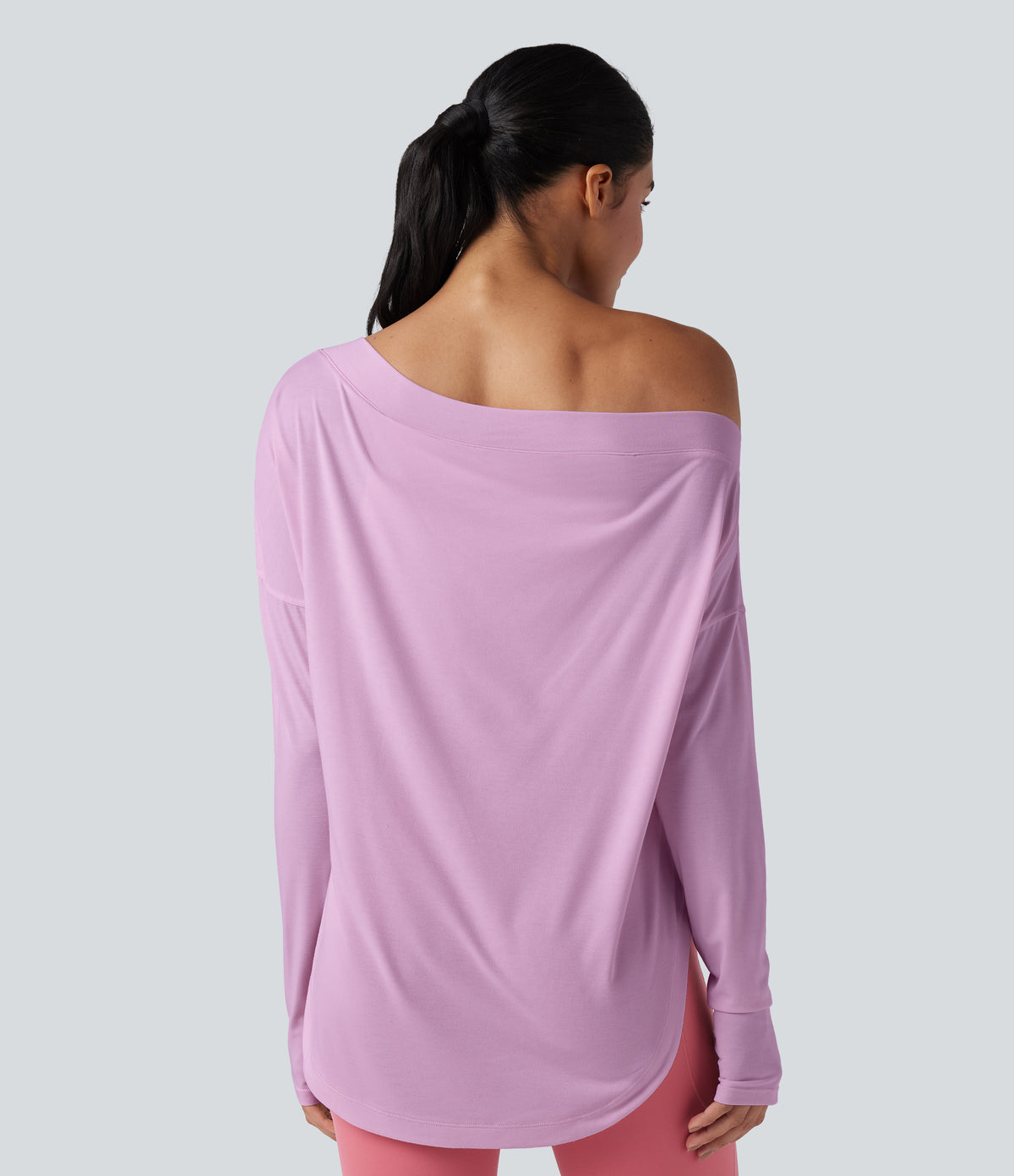Isadora Long-Sleeve Top — Orchid Bouquet