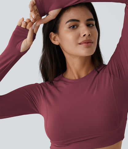 Sora Crop Top — Patriot Blue