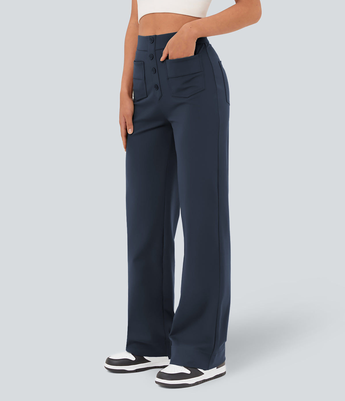 Isolde Pants — Midnight Blue