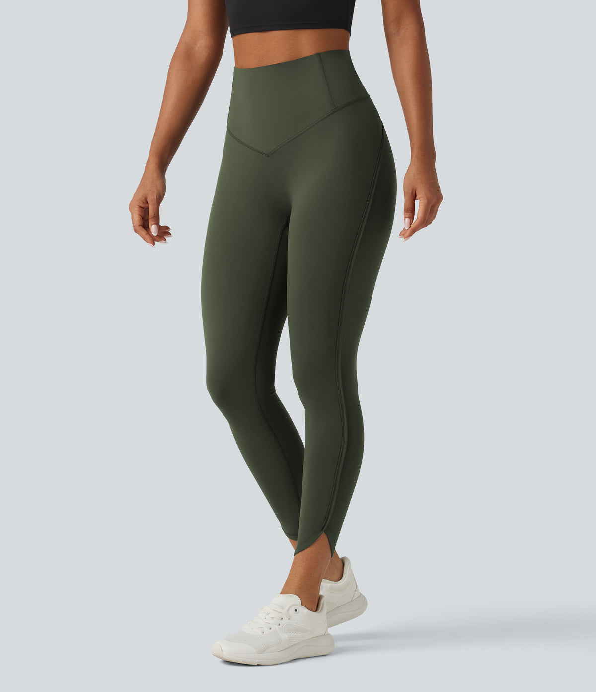 Harlow Legging — Deep Woodland Green