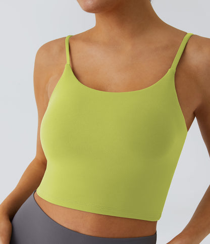 Luma Crop Top — Frosty Green