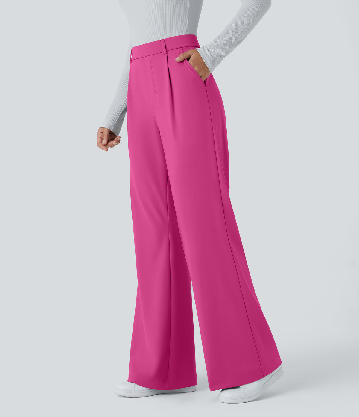 Evie Pants — Raspberry Rose
