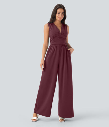 Celine Jumpsuit — Zinfandel