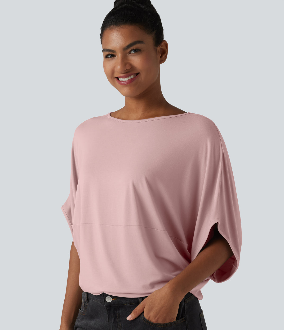 Indira Top — Primrose Pink
