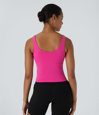 Daisy Tank — Warm Mid Blue