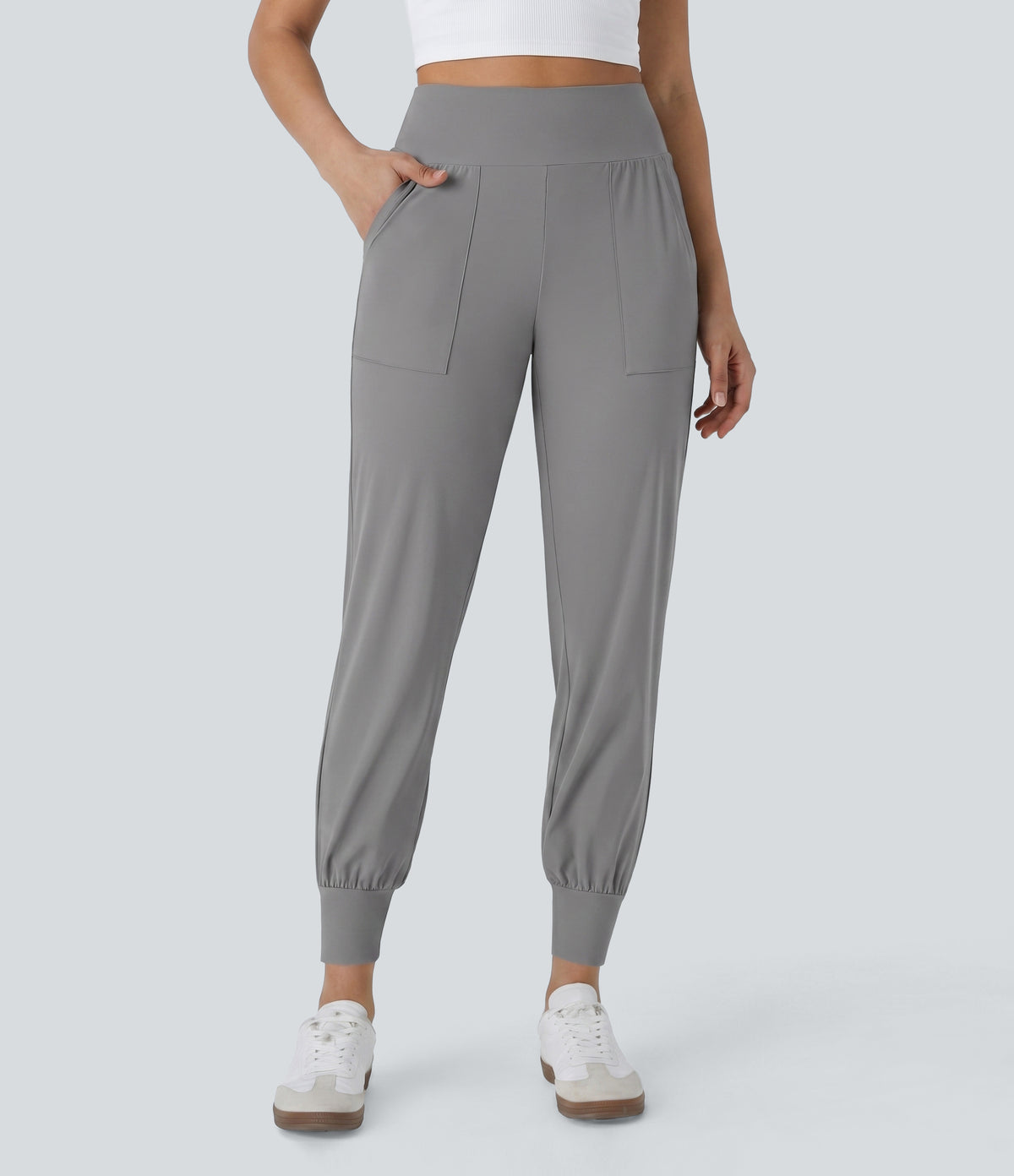 Liv Jogger — Gray Flannel