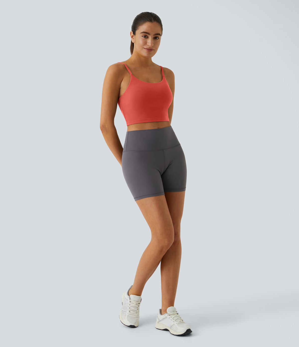 Luma Crop Top — Blue Spruce