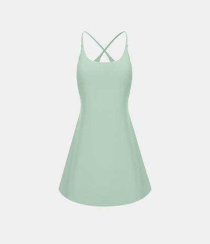 Petal Dress — Dark Turquoise