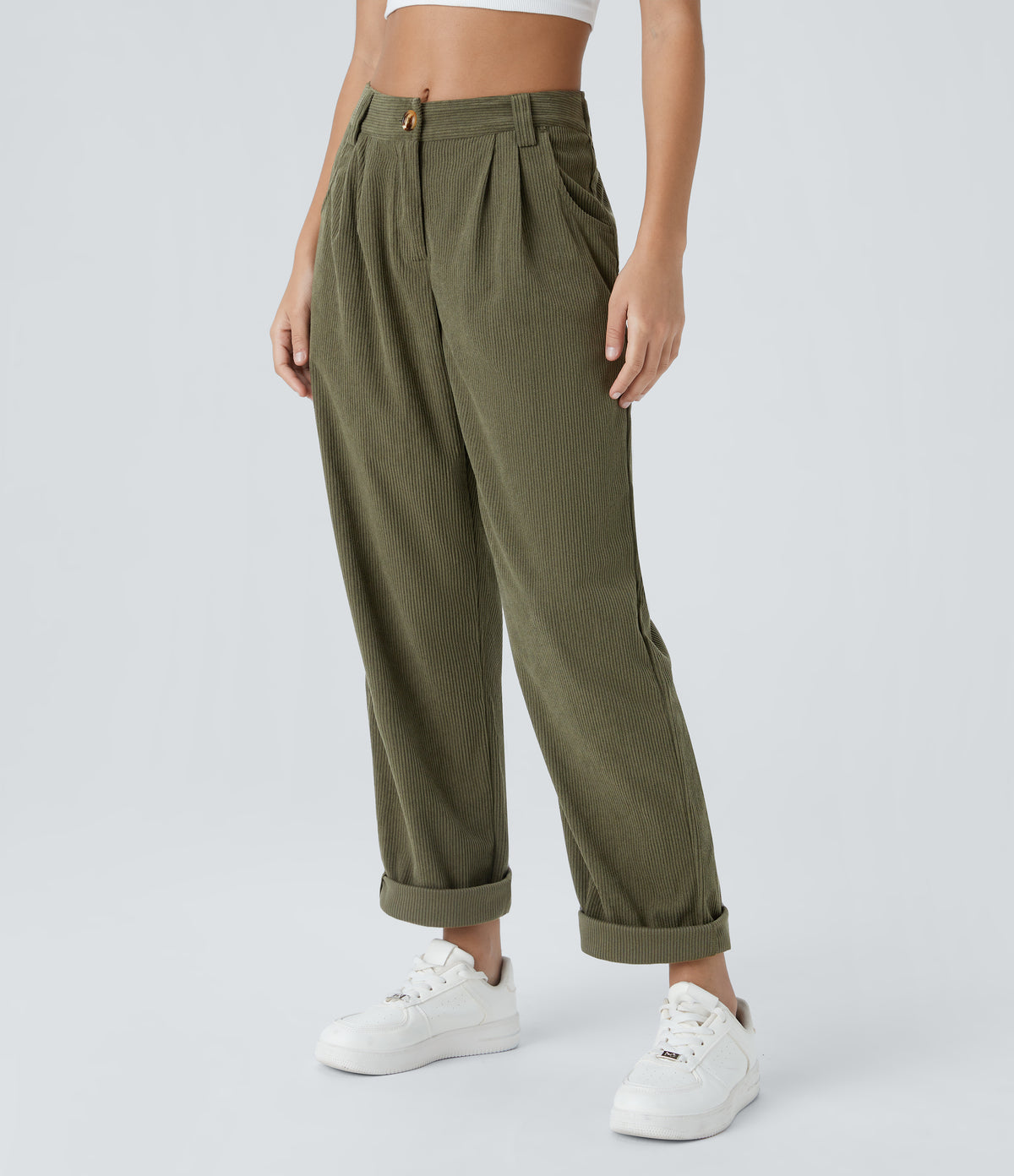 Cecily Pants — Hazel Mist Green