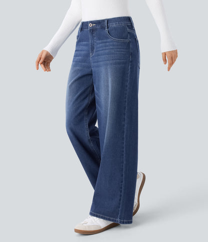 Moira Jeans — Paint Blue Denim