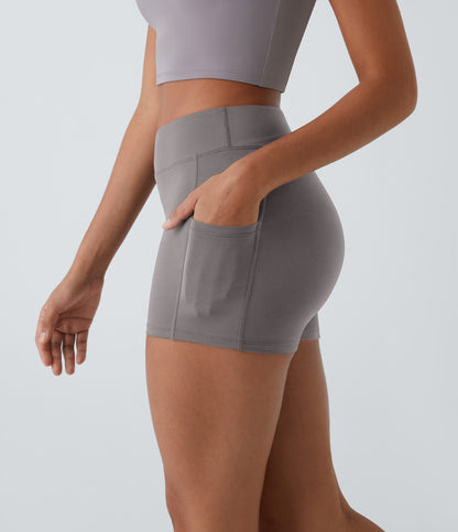 Hazel Biker Short — Gull