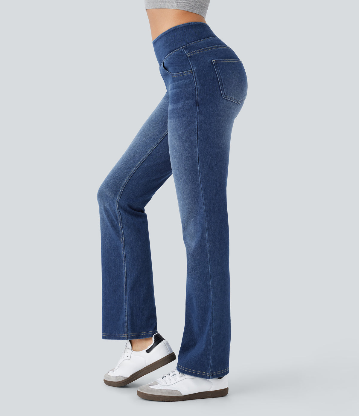 Felicity Jeans — Frost Blue Denim