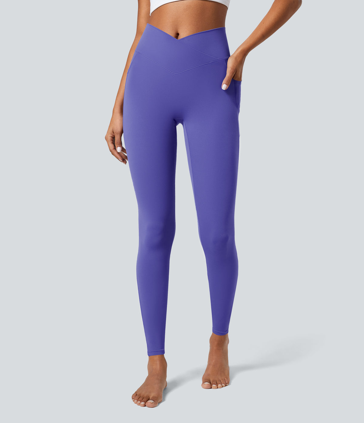 Petal Legging — Soft Silt