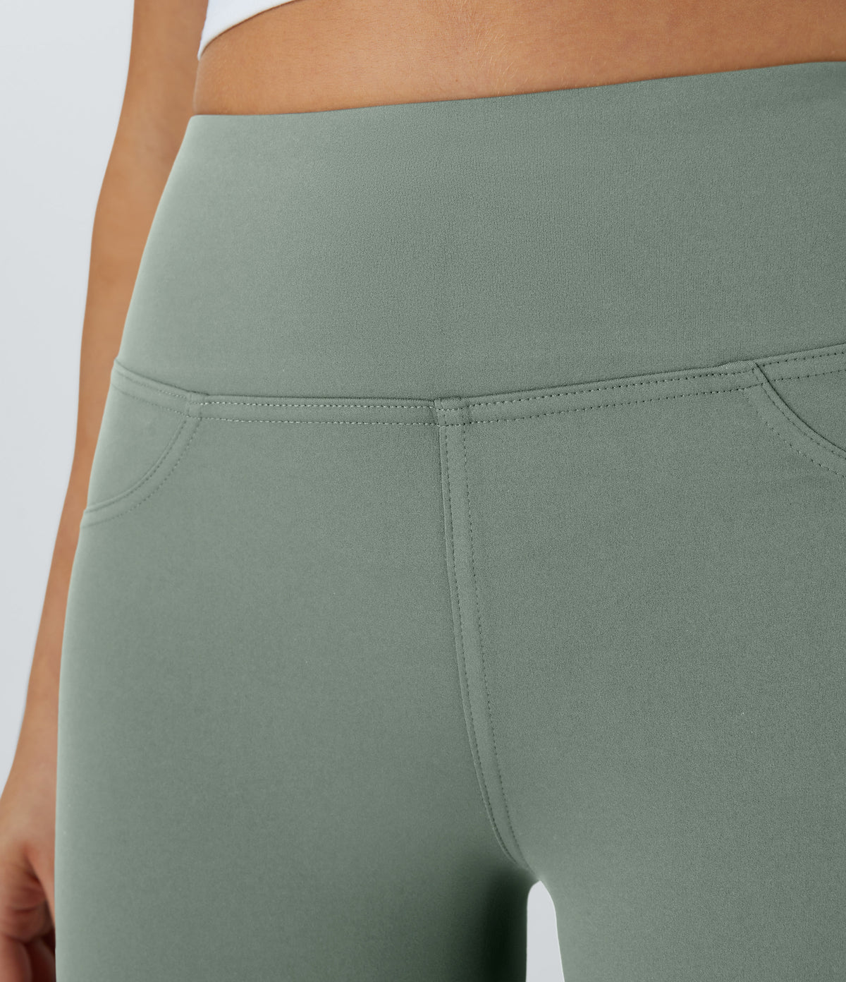 Willow Flare Legging — Silent Storm