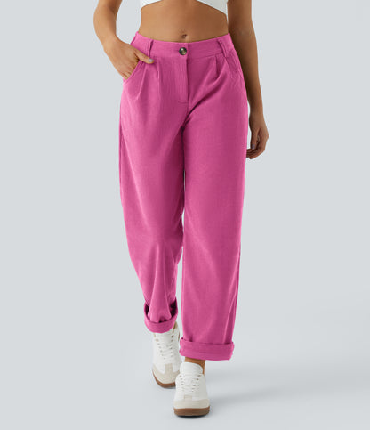 Cecily Pants — Fedora Red Purple