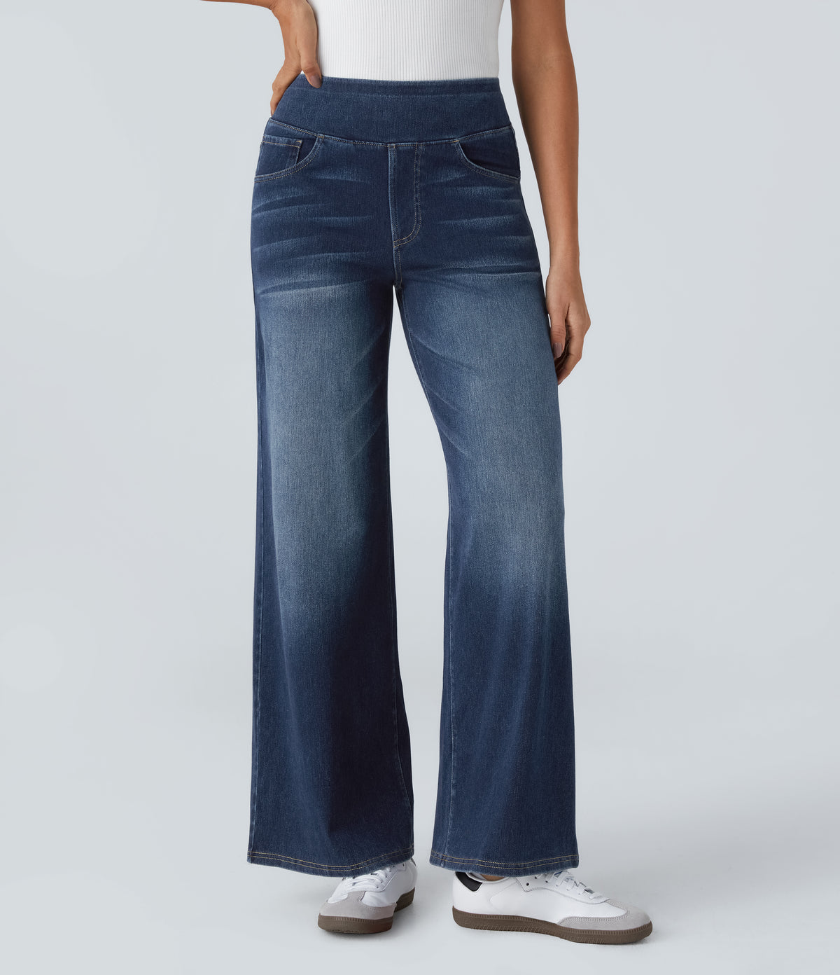 Calista Jeans — Bright Blue Denim
