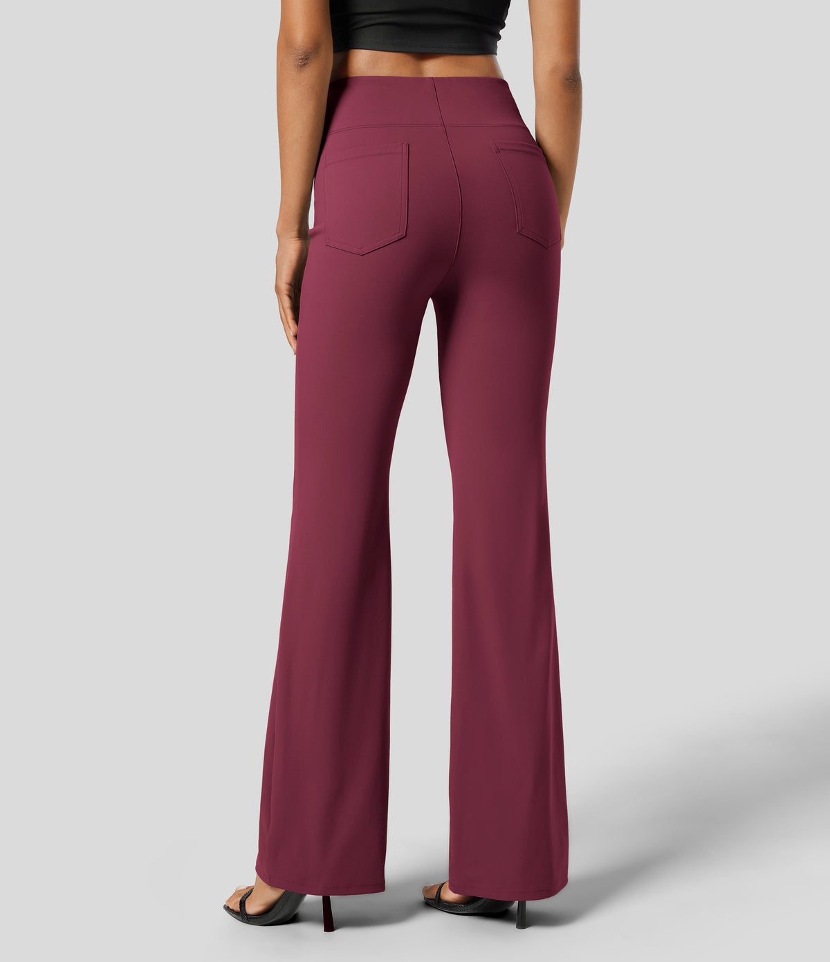 Delia Pants — Mauve Wine