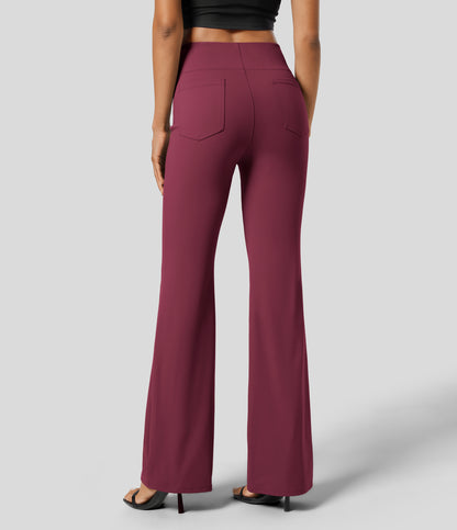Delia Pants — Mauve Wine