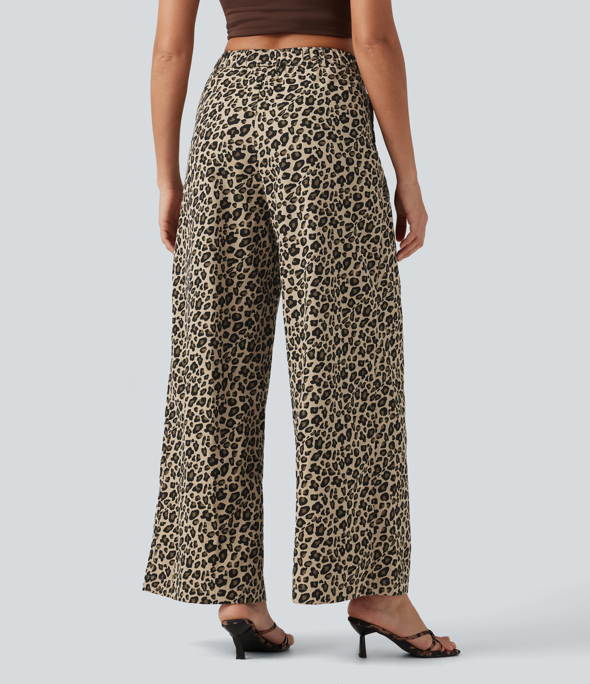 Freya Pants — Toffee Leopard