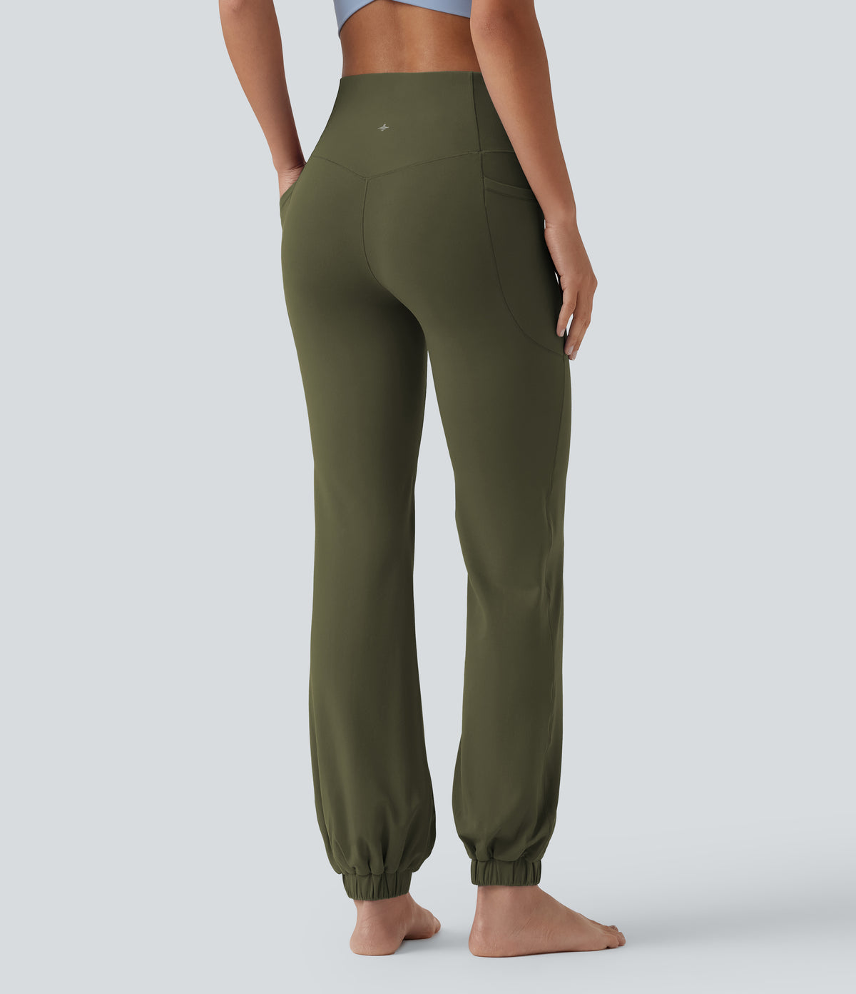 Saskia Jogger — Grass Grey Green